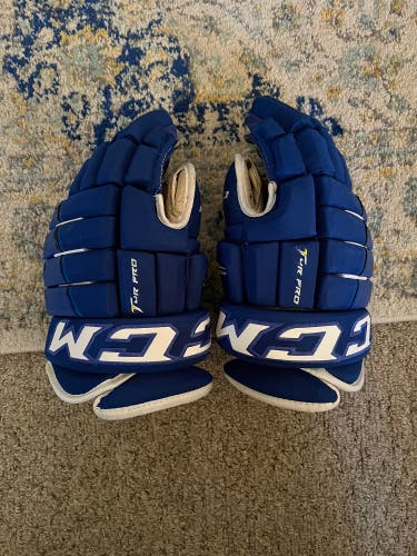 CCM 4R pro 14” Royal blue gloves