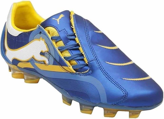 Puma Powercat 2.10 FG Soccer Cleats Skydiver Blue - Size 8.5 - MSRP $100