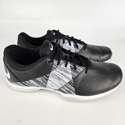 NIKE 651997-001 Black White Womens Golf Shoes Size US 8.5 EUR 40