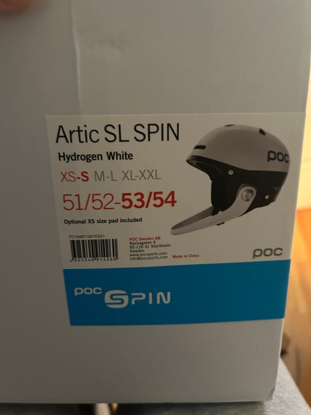 Unisex New Extra Small / Small POC Artic SL Spin Helmet FIS Legal