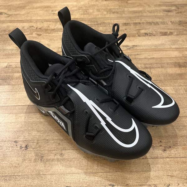 Nike Alpha Menace Pro 3 Shadow Black Football Cleats CT6649  display picture 1