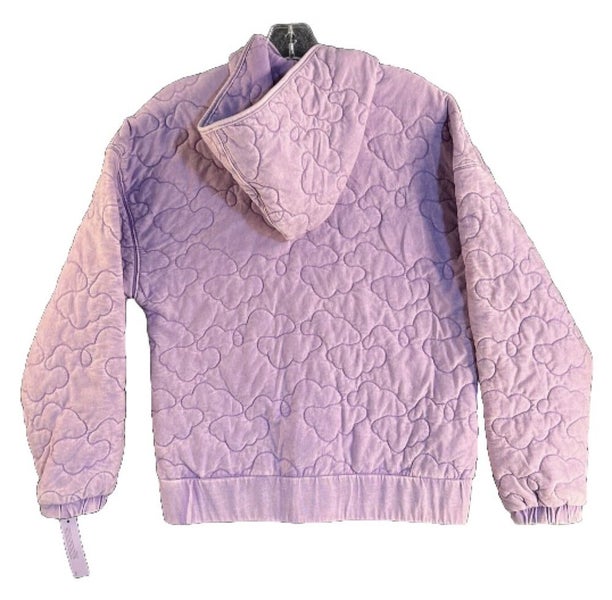 NWT Wild Fable Women's Quilted Hooded Jacket Light Purple Size