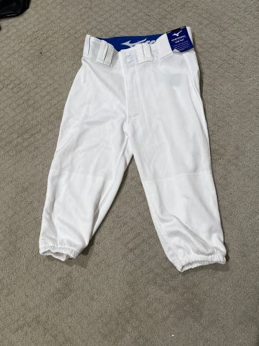 White New Small Mizuno Game Pants