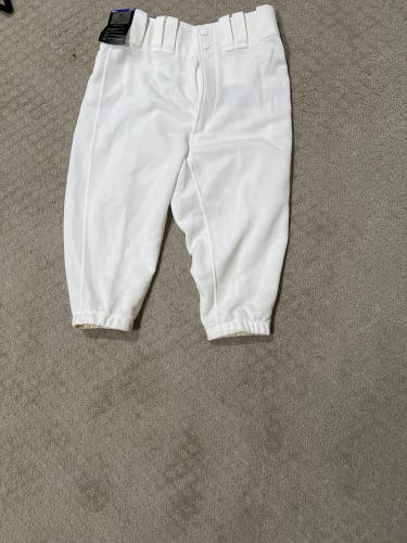 White Used Small Mizuno Game Pants