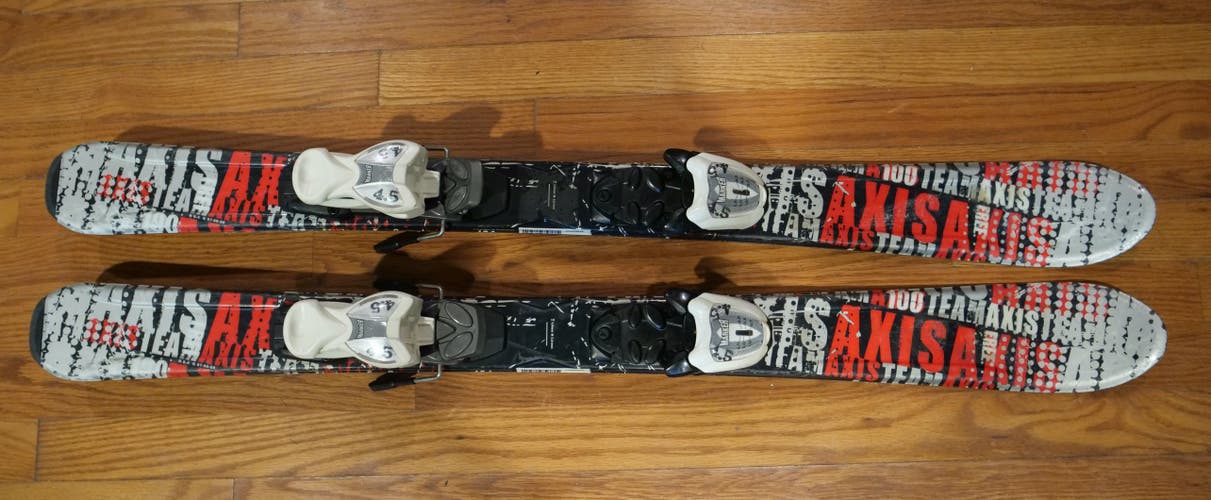 Kid's Axis Team Free Skis 100 cm With Bindings
