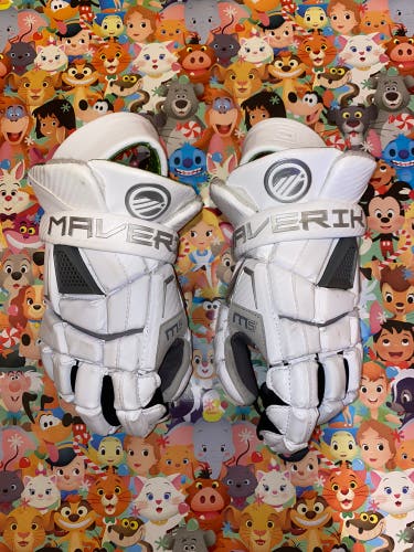 Used Maverik Large M4 Lacrosse Gloves