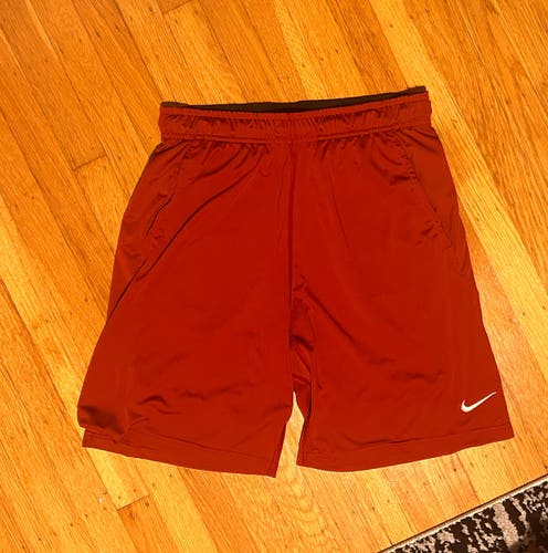 Red Nike Dri-Fit Shorts