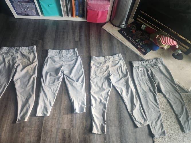 Gray Adult Men's Used Medium Nike Game Pants