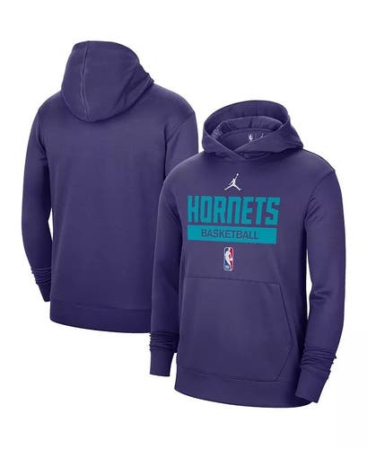 NWT men's large nike Charlotte Hornets NBA Player Issued spotlight Hoodie