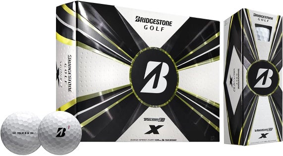 Bridgestone Tour B-X Golf Balls (12pk, White, 2022) NEW