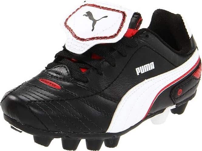 Puma Kids Esito Finale R HG Junior Black Red - Size 1.5 - MSRP $50