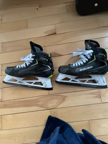 Senior Used Bauer Pro Hockey Goalie Skates Regular Width Size 8