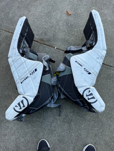 Warrior Ritual G3 goalie pads 34+1.5