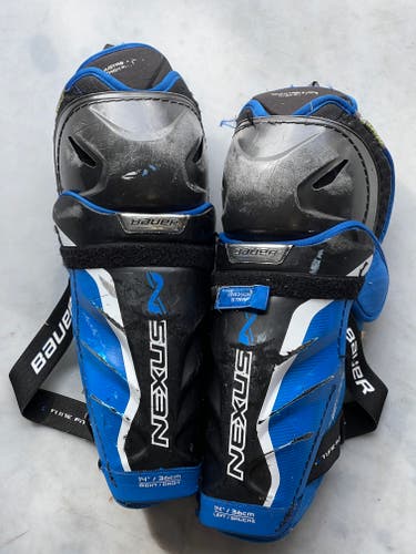 Senior Used Bauer Nexus 2N 14" Shin Pads