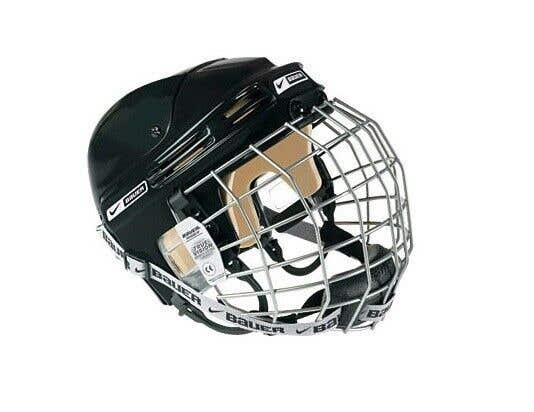 New Nike Bauer 4500 Hockey Helmet Combo XS with cage black face CSA ice x-small