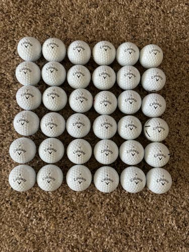 Used Callaway 36 Pack (3 Dozen) warbird Balls