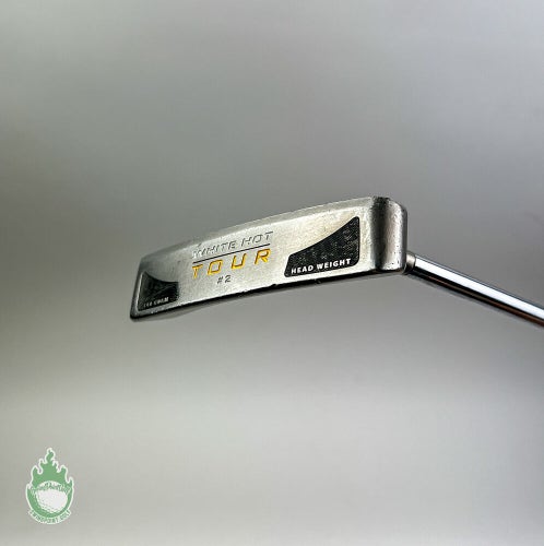 Used Right Handed Odyssey White Hot Tour #2 35" Blade Putter Steel Golf Club