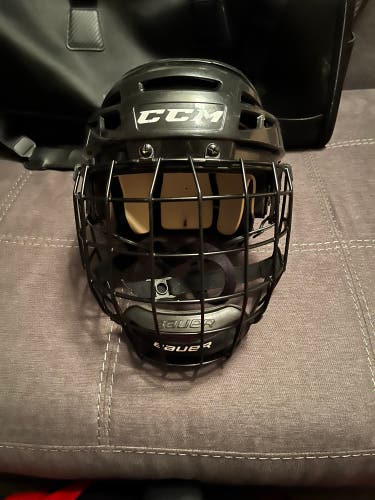 CCM V08 Helmet Pro Stock Hockey Black Medium