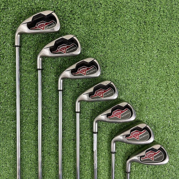 Callaway Big Bertha 2006 Iron Set 4-PW Uniflex Steel Left Handed LH