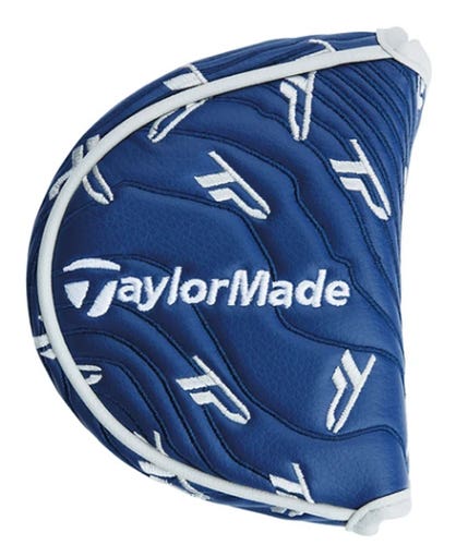 NEW TaylorMade TP Hydroblast Blue/White Mallet Golf Putter Headcover