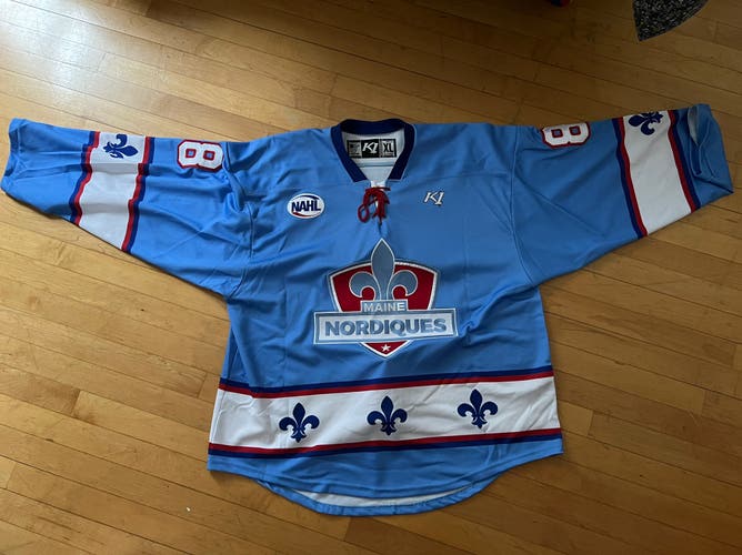 NAHL Maine Nordiques Tyler Gaulin Game Worn Jersey