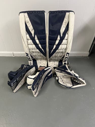 Used 34" CCM Regular Extreme Flex 4 Goalie Full Set Pro Stock