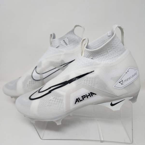 Nike Football Cleats Mens 9.5 White Pure Platinum Alpha  display picture 3