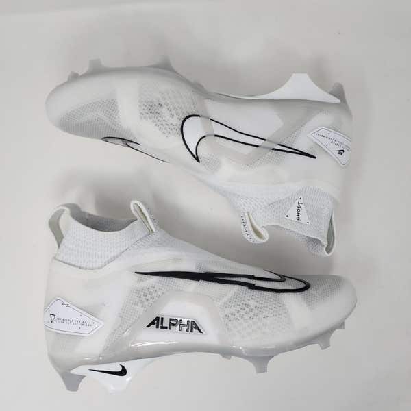 Nike Football Cleats Mens 9.5 White Pure Platinum Alpha  display picture 1