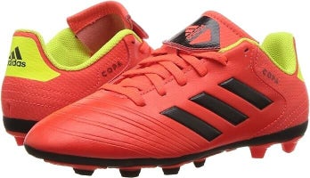 Adidas Junior Copa 18.4 FxG JR Soccer Cleats Solar Red - Size 1.5 - MSRP $50