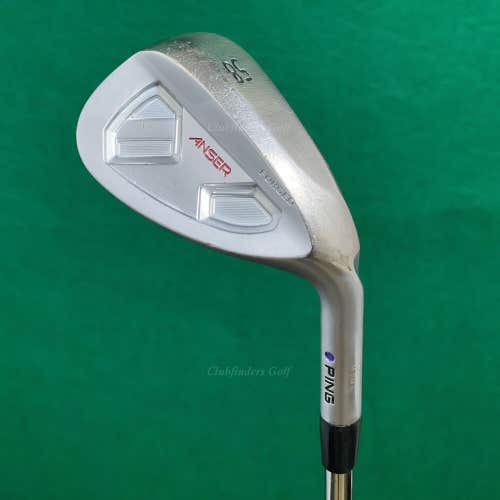 Ping Anser Forged Purple Dot 58° Lob Wedge Stepped Steel Wedge Flex