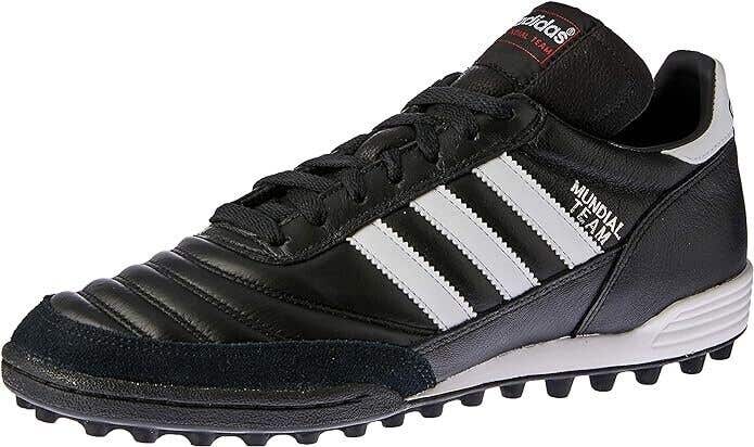 Adidas Mundial Team Turf Soccer Shoes Black White - Size 12.5 - MSRP $200