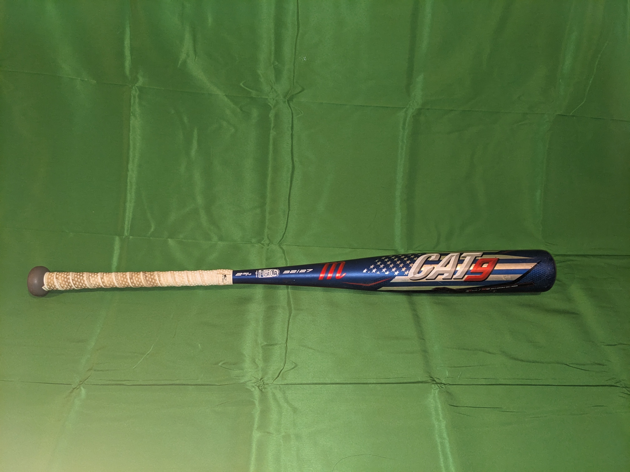 Used USSSA Certified 2021 Marucci Alloy CAT 9 Past time Bat (-5) 27 oz 32"