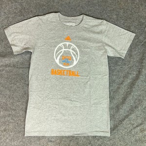 Tennessee Volunteers Mens Shirt Small Adidas Gray Short Sleeve Tee Basketball