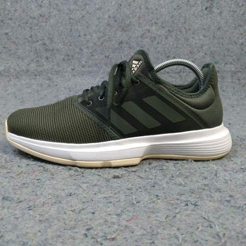 Adidas Gamecourt Womens Tennis Shoes Size 8.5 Sneakers Dark Green EE3814