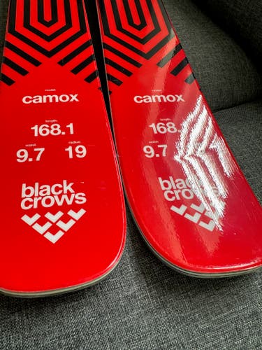 Used Unisex Black Crows 168 cm Alpine Touring Camox Skis Without Bindings