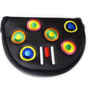 NEW SeeMore Groovy Black Right Handed Mallet Putter Headcover