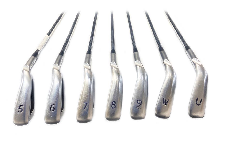 Ping G400 5-PW+UW Green Dot Iron Set Steel Ping AWT 2.0 Regular