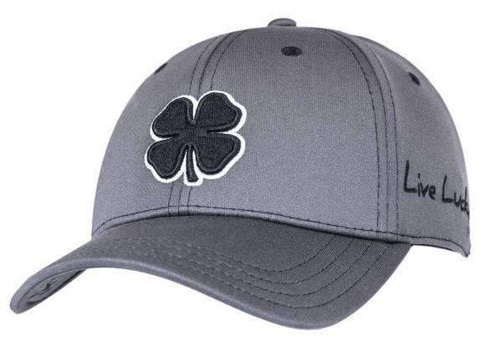 NEW Black Clover Premium Clover #22 Gray/Black L/XL Fitted Hat/Cap
