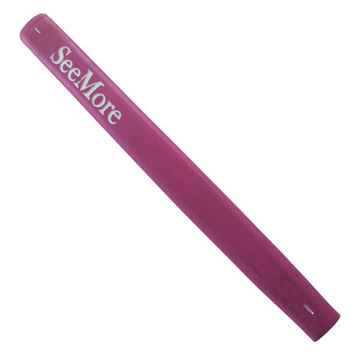 NEW SeeMore Pure Pink/White 81g Midsize Putter Grip