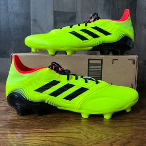 Adidas Copa Sense 2 Fg Soccer Cleats Lace Up Yellow/Blk Size 12 GW3579