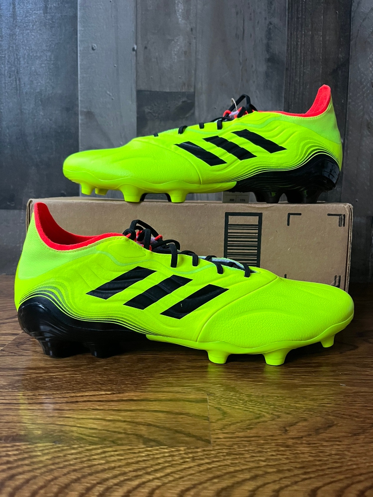 Adidas Copa Sense 2 Fg Soccer Cleats Lace Up Yellow/Blk Size 12 GW3579