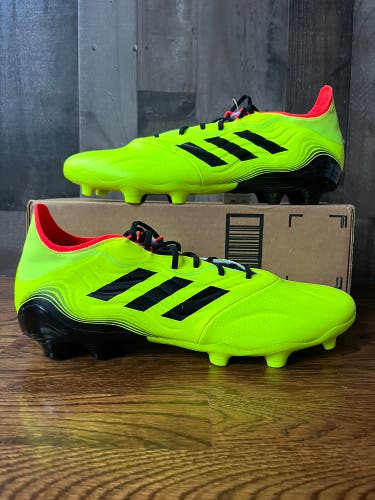 Adidas Copa Sense 2 Fg Soccer Cleats Lace Up Yellow/Blk Size 12 GW3579