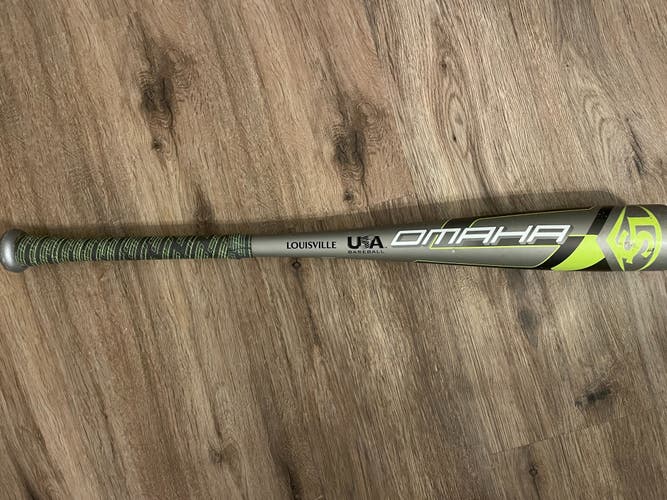 Used Louisville Slugger Alloy Omaha Bat (-10) 16 oz 26"