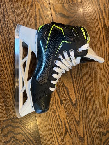 Used Bauer Regular Width Size 8 GSX Hockey Goalie Skates