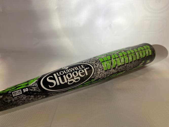 Used BBCOR Certified Louisville Slugger (-3) 30 oz 33" Louisville Slugger Warrior baseball bat Bat