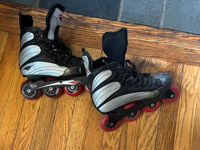 Used Mission Wide Width Size 5E Helium 500 Inline Skates
