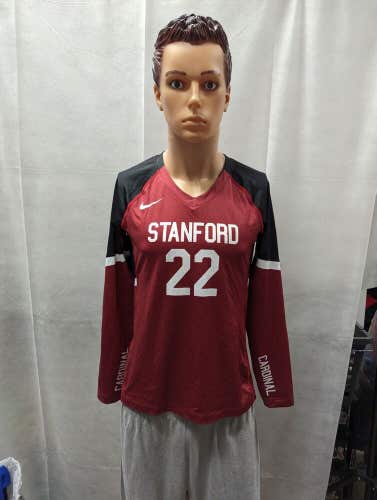 Stanford Cardinals Nike Volleyball Long Sleeve Jersey Women's M NCAA