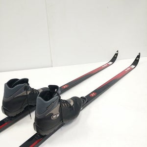 Used Alpina 200cm Sns Bnd Salomon Size 45 Boot 200 Cm Men's Cross Country Ski Combo