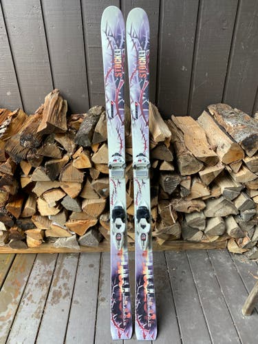 Used Men's Stockli 169 cm All Mountain Stormrider Skis With Bindings Max Din 12