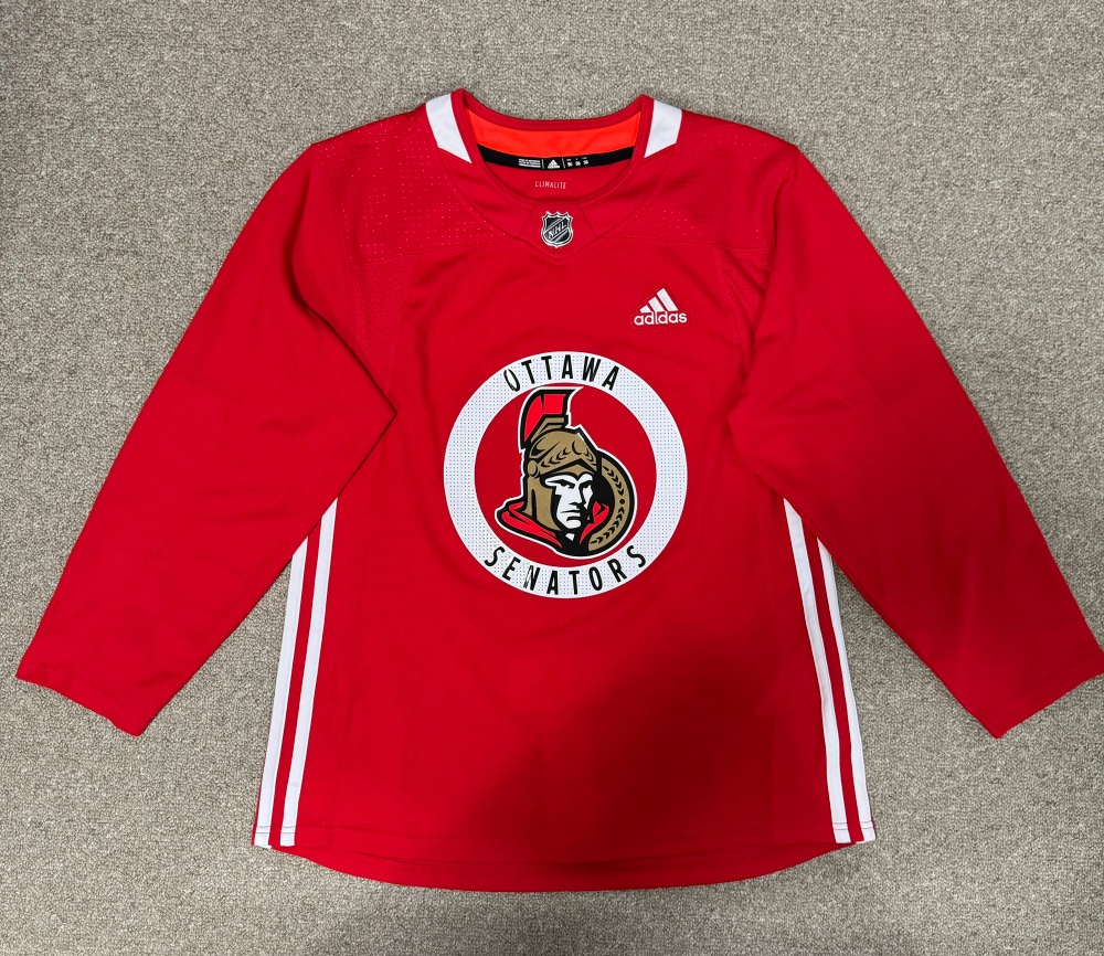 Ottawa Senators Red Used Size 50 Adidas Jersey